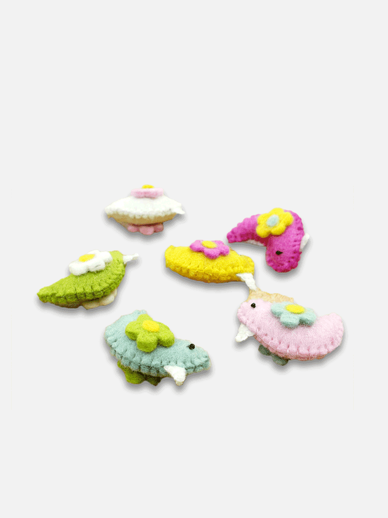 Needle Felted Easter Chicks | Set Of 10