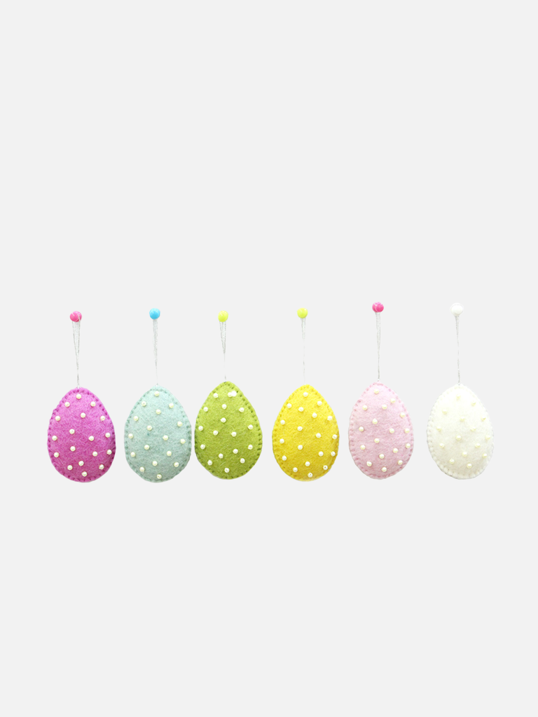 Handmade Easter Eggs (Holiday Decoration - Easter Decor) Set Of 10