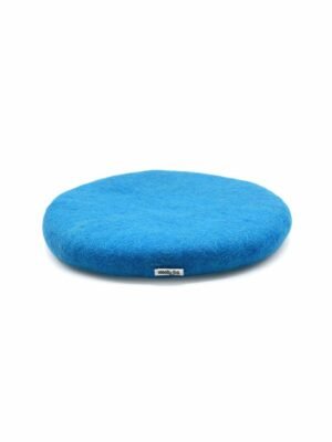 blue wool seat pads