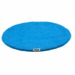 Azure Blue Seat Pad | Minimalist Round Chair Pad