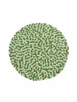 green tone - ball rug-felt - round -handmade.Jpeg