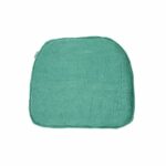 Greenish Blue Trapezoid Cushion