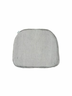 Handmade Light Gray Trapezoid Chair Cushion.jpg