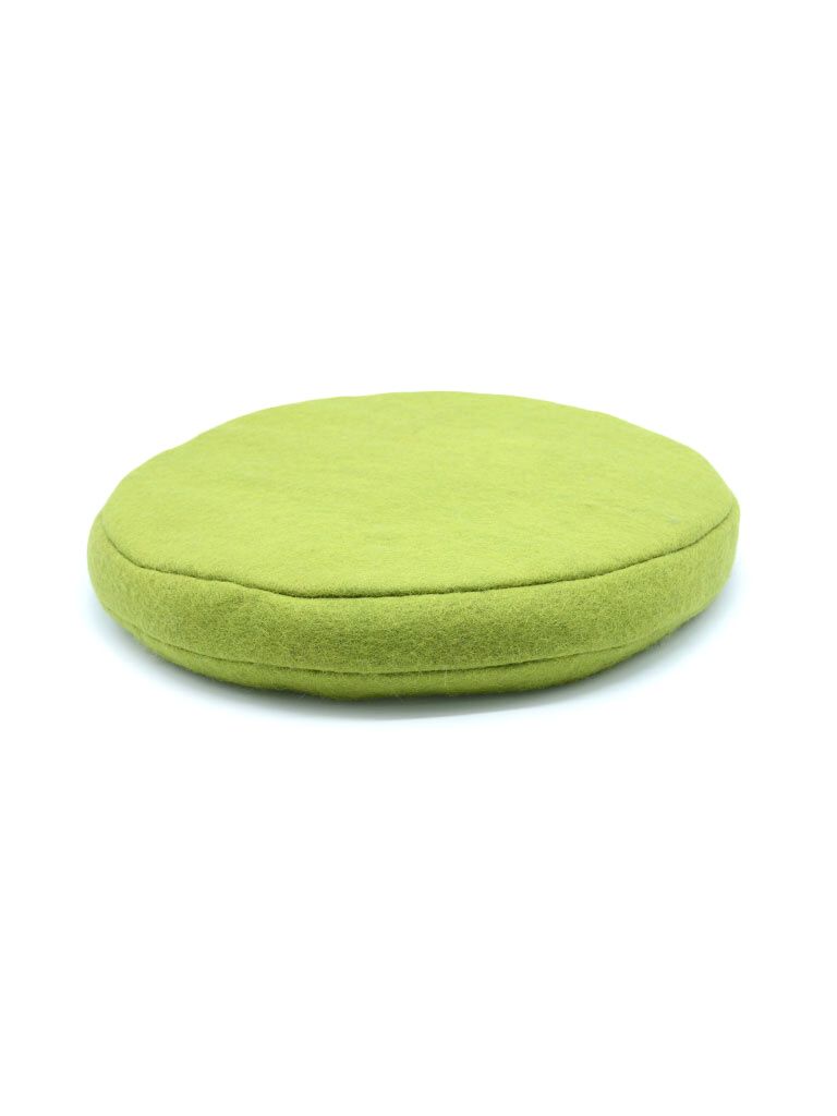 Handmade Light Green Thick Sitting Cushion.jpg