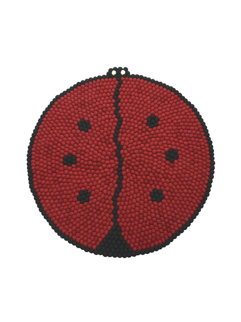 lady bug ball rug