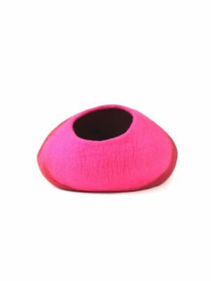 rainbow cat cave -pet bed - felt.jpg