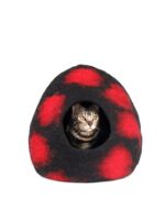Red Dot Cat Bed