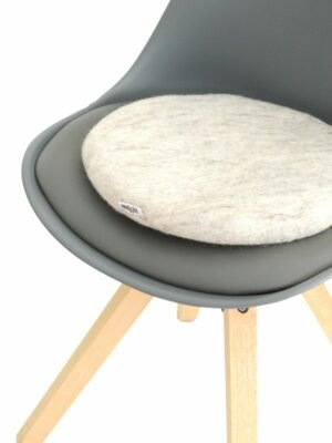 handmade natural grey seat cushion