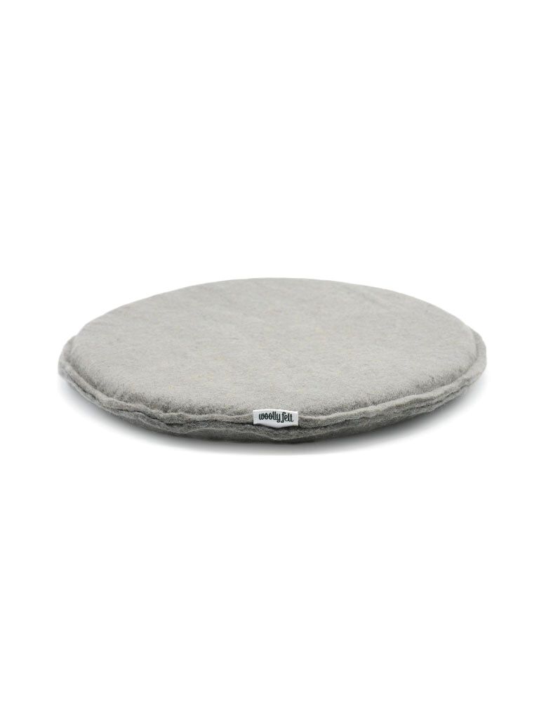 Wool Linen Cover Gray Foam Chair Pad.jpg
