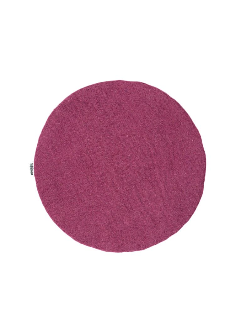 Woolen Purple Plain Sitting Mat.jpg