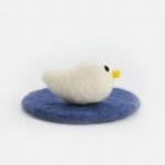 Cute Felted White Bird | Set Of 10