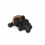 Black Felt Pom Pom Balls | 2 CM