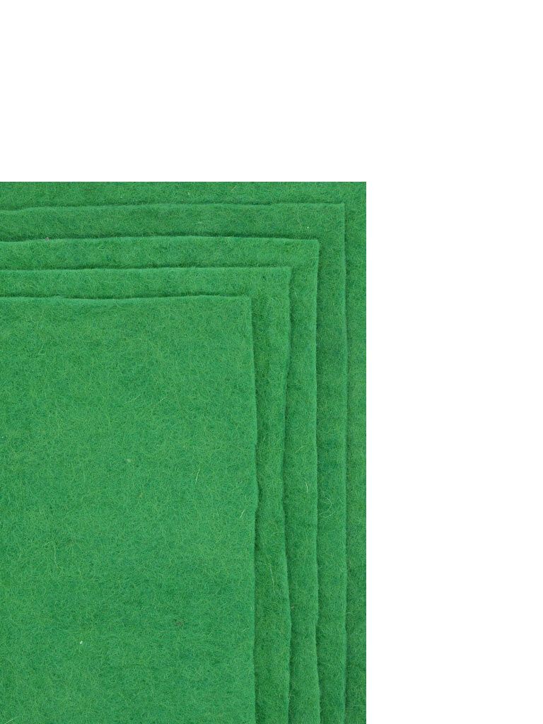 Green Felt Sheets - Woollyfelt