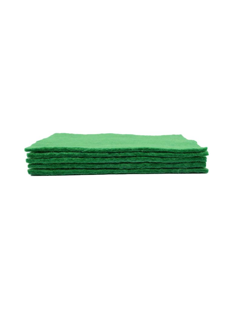 Green Felt Sheets - Woollyfelt