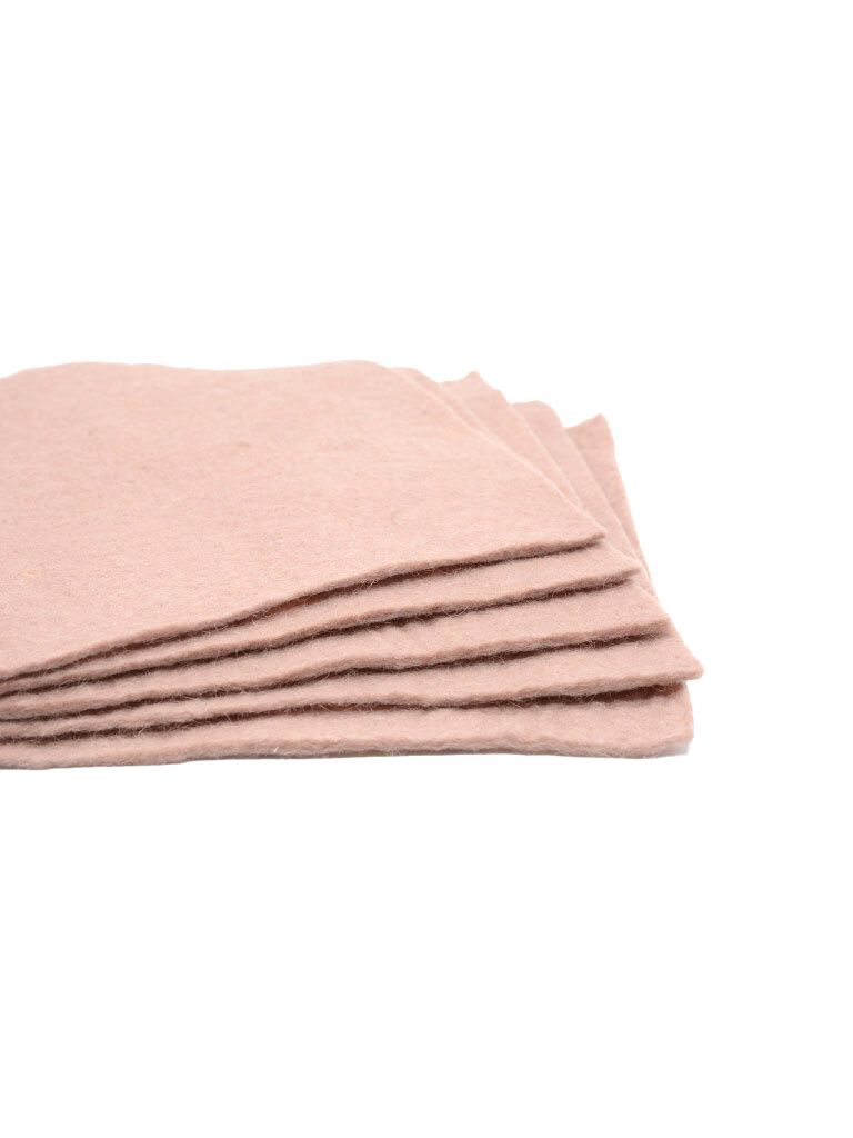 Handmade Woolen Felt Pink Fabric.jpg