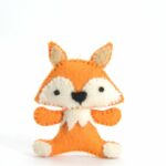 Felt Orange Fox | Set Of 10