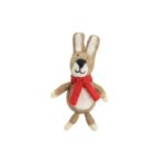 Felt Brown Animal with Scarf | Set Of 10
