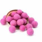 Bright Pink Pom Pom Balls| 2 CM