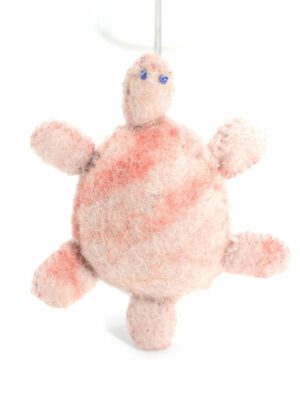 Wool Felt Pink Turtoise Toy.jpg