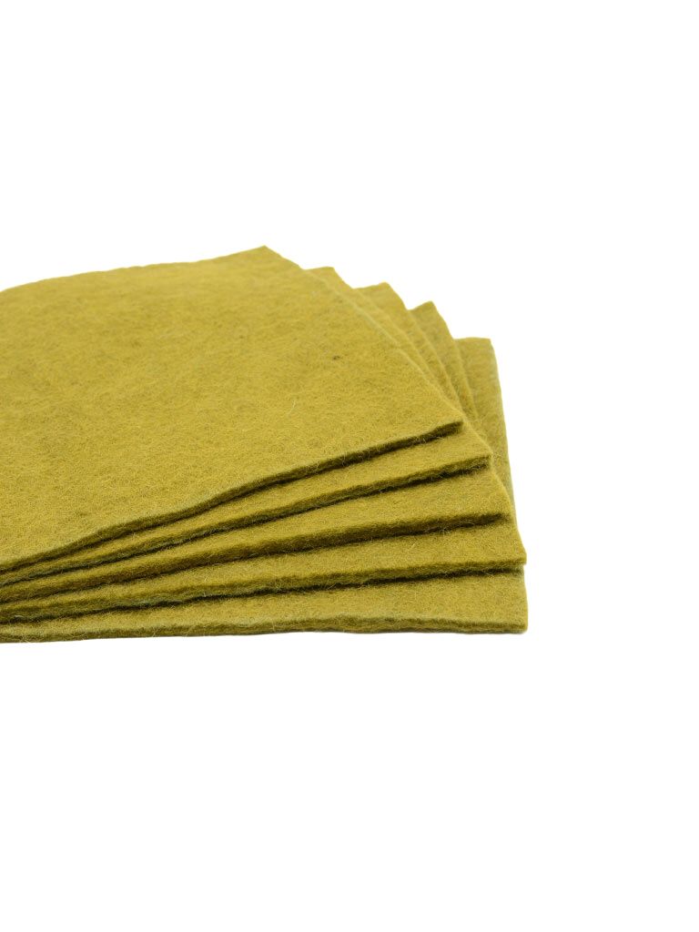 Yellowish Green Felt Fabric.jpg