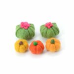 Wool Felted Cactus Toy | Set Of 10