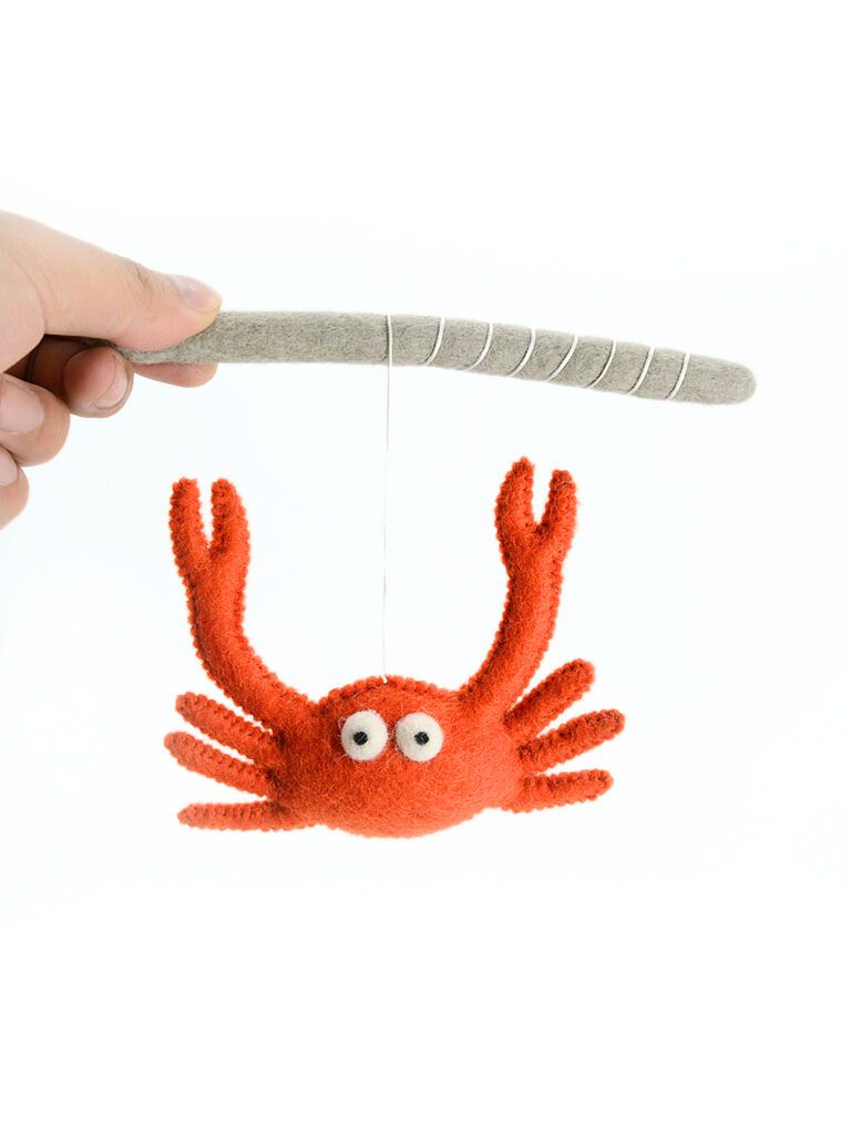 Felt Crab Toy
