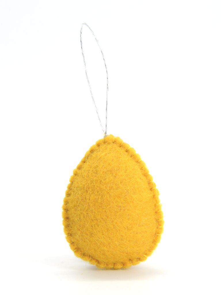 Felt Yellow Festive Hanging Ornament.jpg