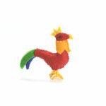 Wool Felted Rooster (Set of 10)