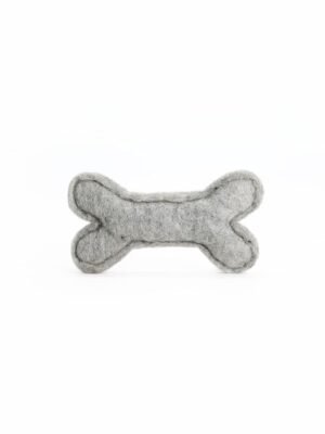 felt wool dog bone