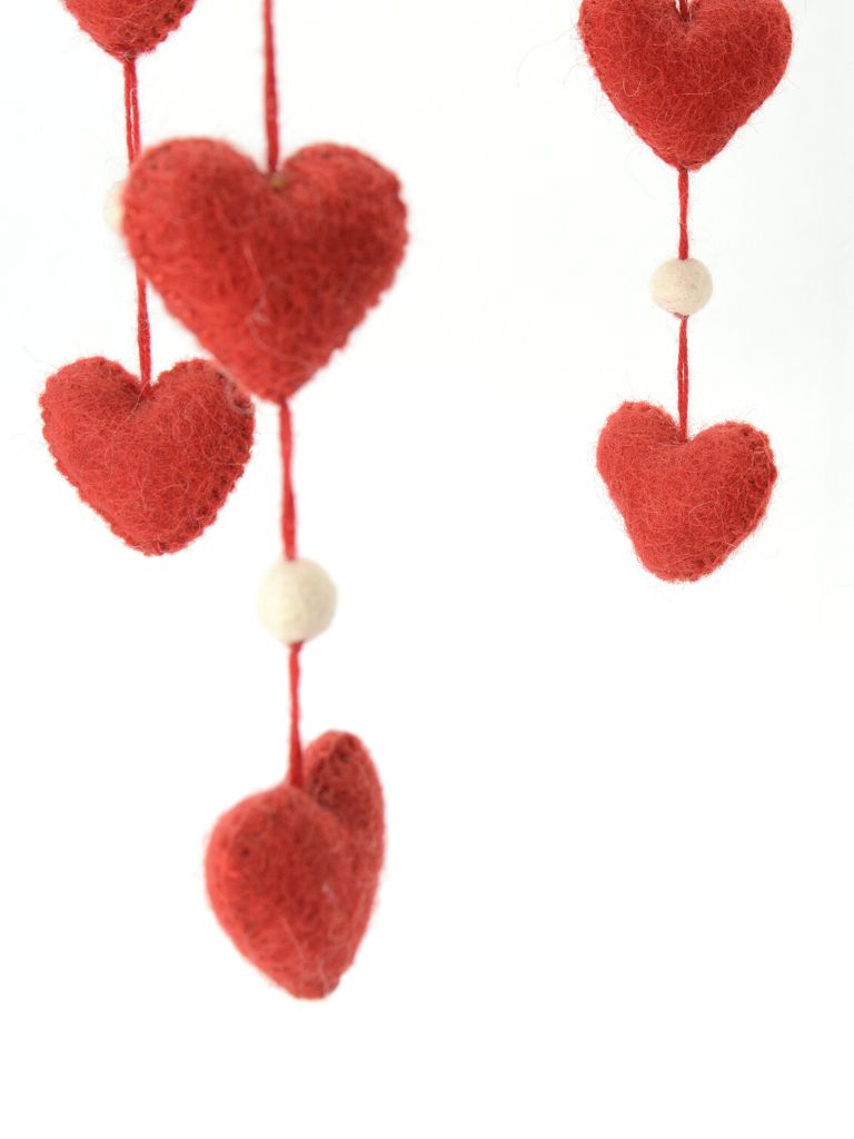 Wool Felt Red Heart Hanging Mobiles.jpg