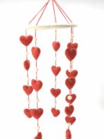 Wool Red Heart With White Ball Hanging Ornament.jpg