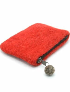 handmade felt red hand purse.jpg