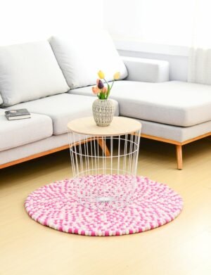 round-handmade-pink-felt-ball-rug (1)