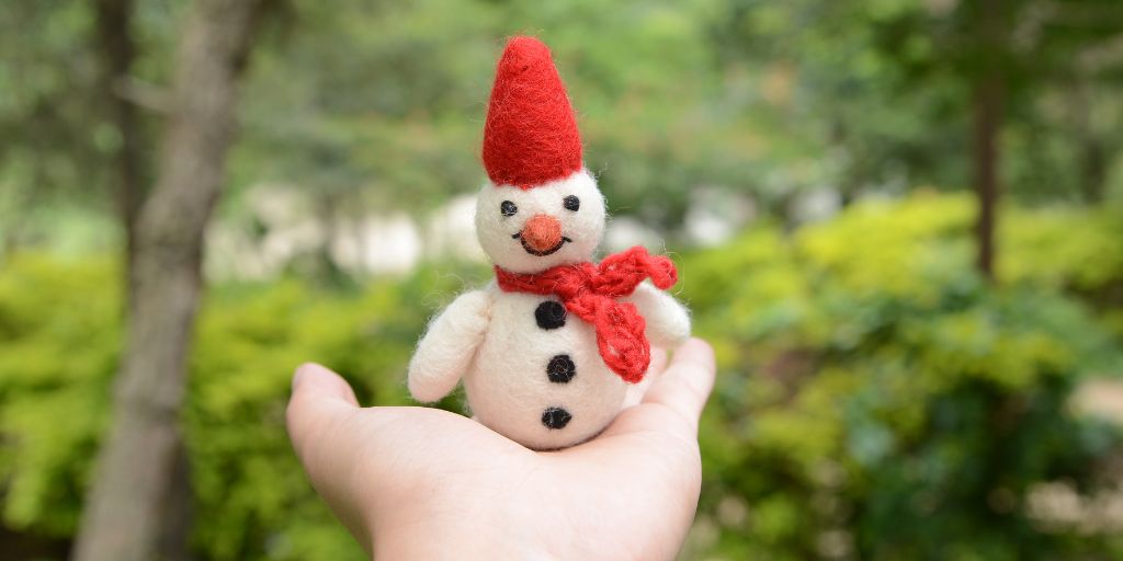 snowman-felt-christmas-decoration