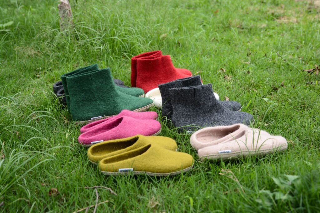 Felt trainers on sale