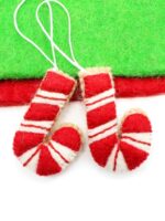 felted Christmas candy
