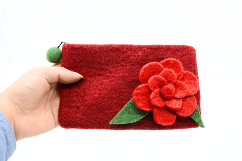 felted wool purse
