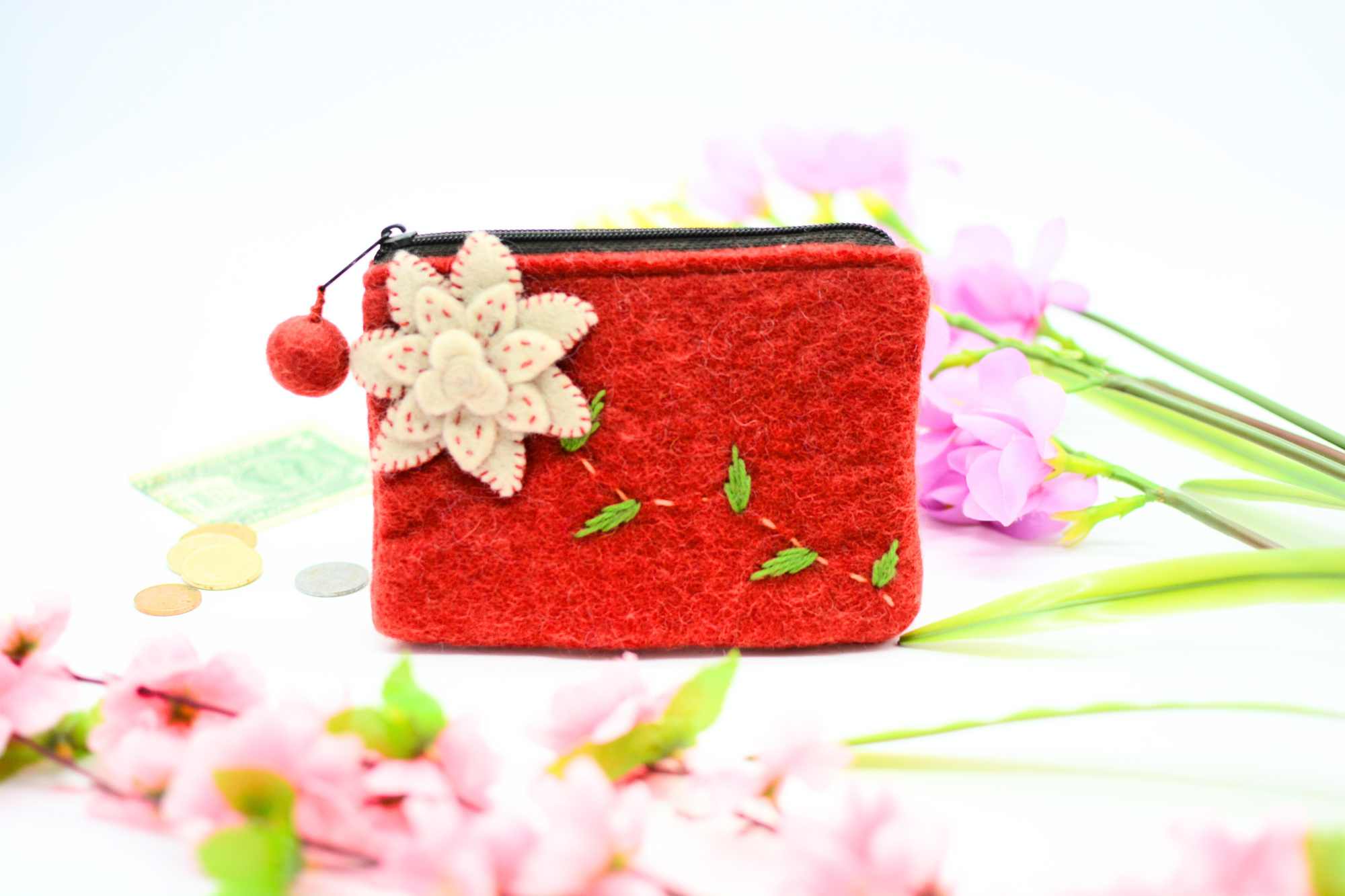 handmade felt purses 