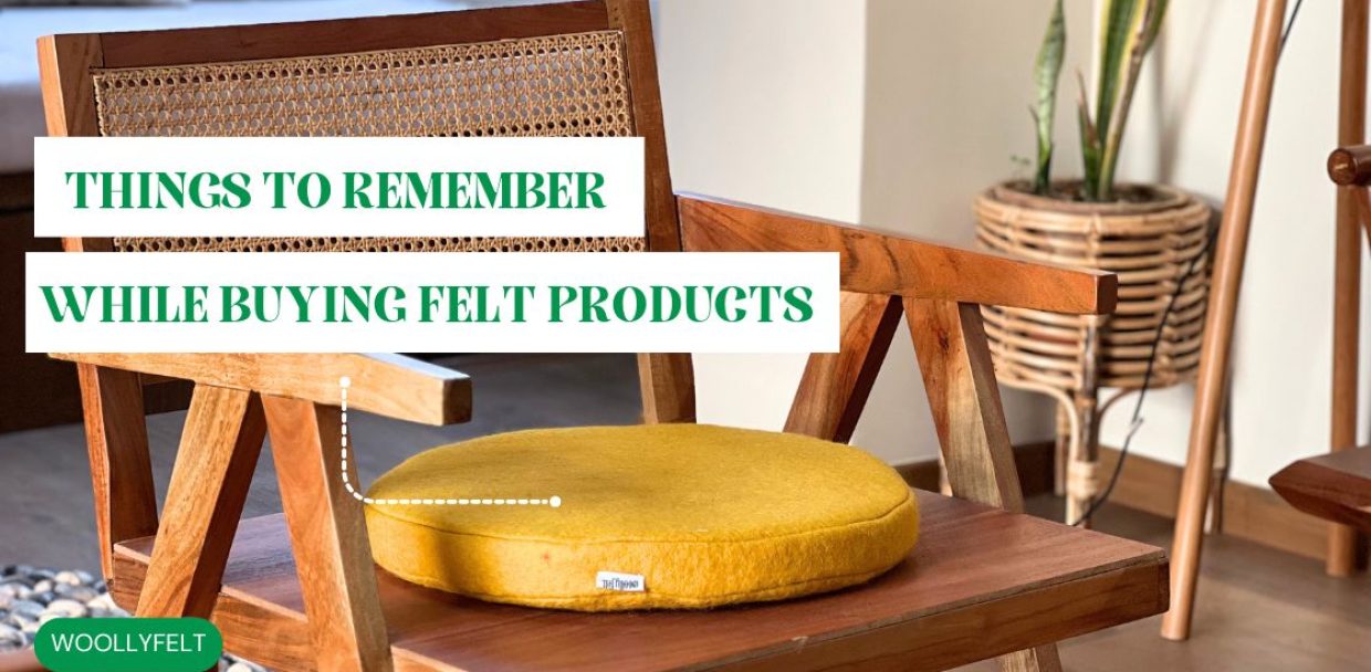 Things to Remember While Buying Felt Products